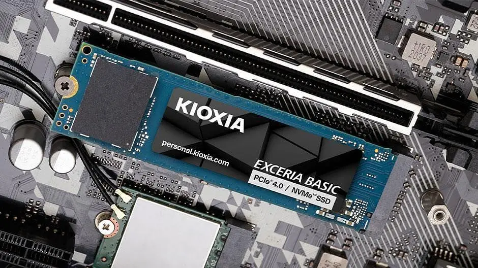 Накопичувач SSD Kioxia m.2 NVMe 1TB Exceria Basic 4.0 (LSF10Z001TG8) - фото 3