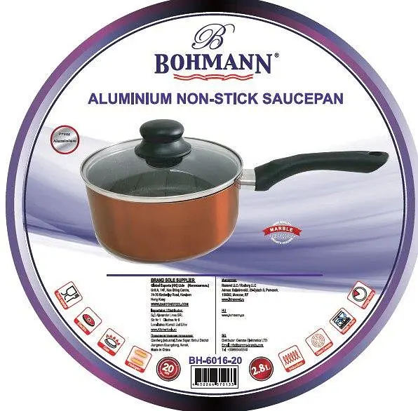 Ковш Bohmann BH 6016-20 см 2,8 л Red - фото 6