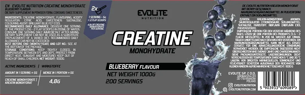 Креатин Evolite Nutrition Моногідрат - 1000 г - фото 2