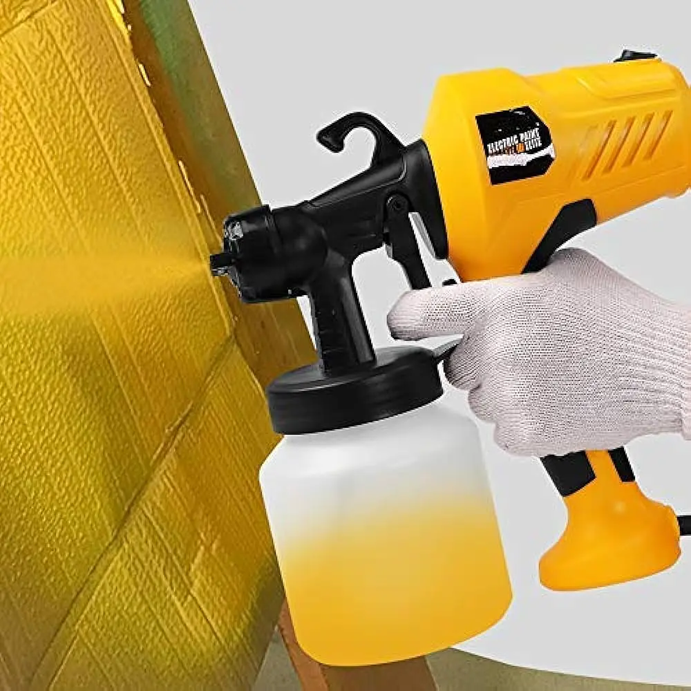 Електричний розпилювач для фарби Electric Paint Sprayer 500 Вт ручний прилад пульверизатор, розпилювач 800 мл краскопульт 3 ступеня розпилення - фото 2