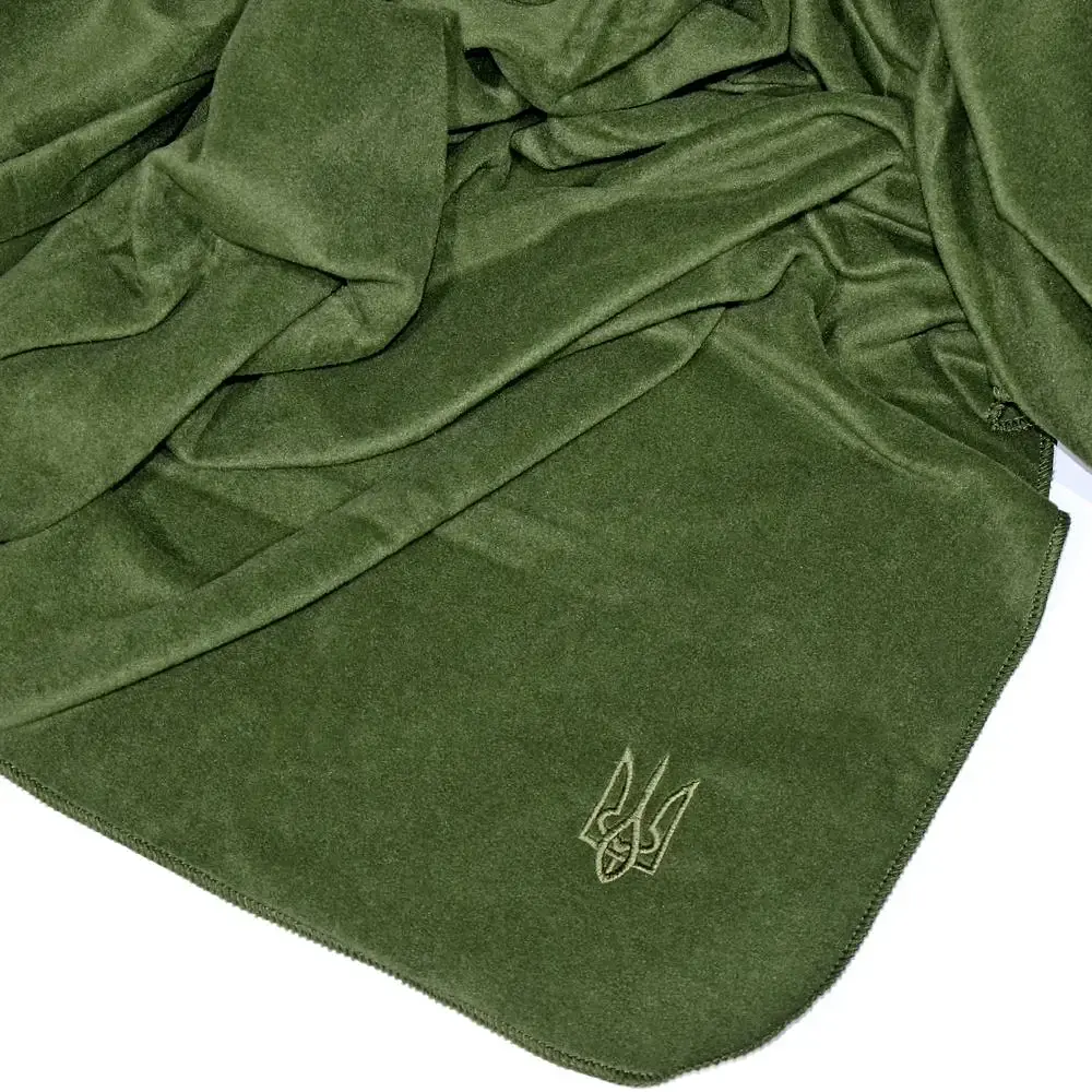 Плед Ярослав флисовый 140/150х200 см зеленый (44900) - фото 2