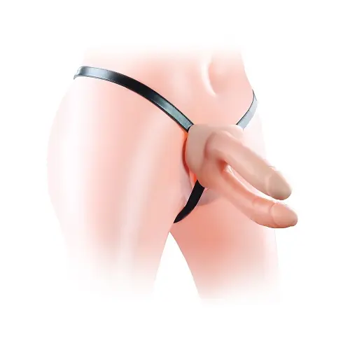 Порожнистий страпон - Unisex Hollow Double Penetration 6" - фото 3