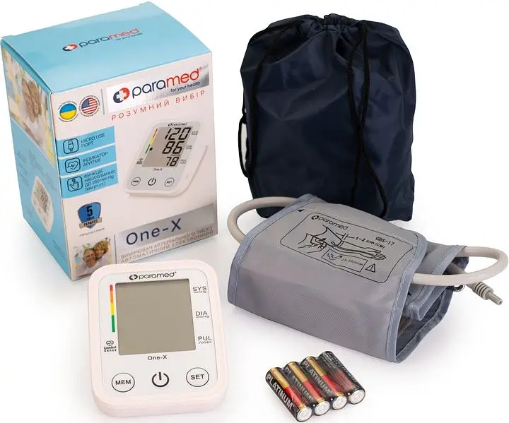 Тонометр Paramed One-X автоматический Type-C на плечо - фото 5