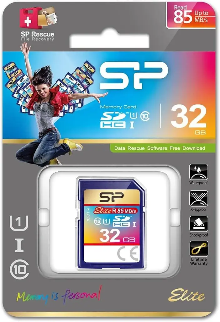 Карта пам'яті Silicon Power SDHC (UHS-1) SiliconPower Elite 32Gb class 10 (SP032GBSDHAU1V10) - фото 2