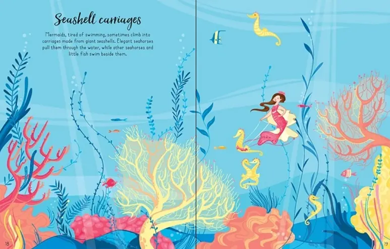 Дитяча книга Usborne Наліпки з русалками, англ. мова (9781474956727) - фото 3