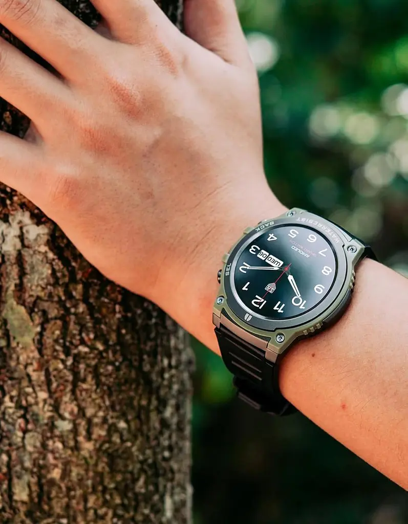 Розумний смарт-годинник Smart Watch DM55 AMOLED Full HD з Bluetooth-дзвінками та 20+ спортивними режимами Зелений - фото 7