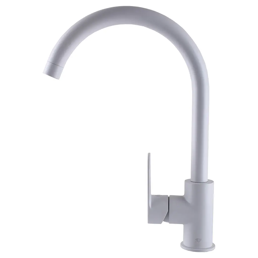 Змішувач для кухні Topaz Barts TB 07403-H36-W Білий - фото 4