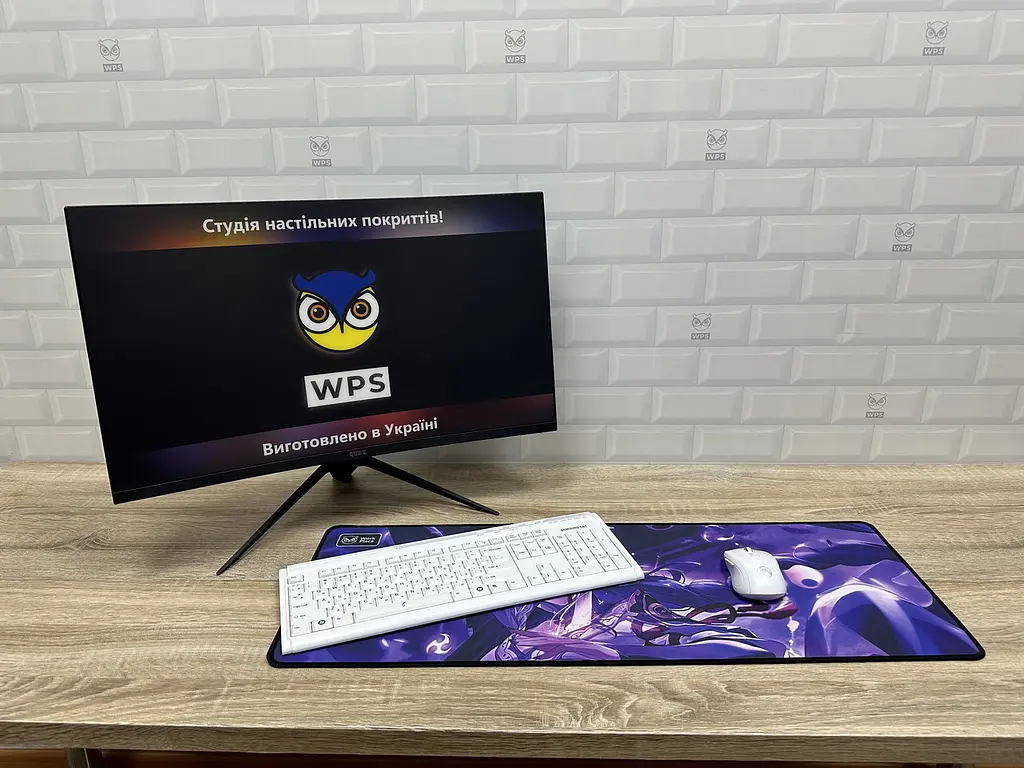 Великий килимок для мишки WorkPlaceShop Anime Genshin Impact Сьогун Райден 900 x 300 мм - фото 2