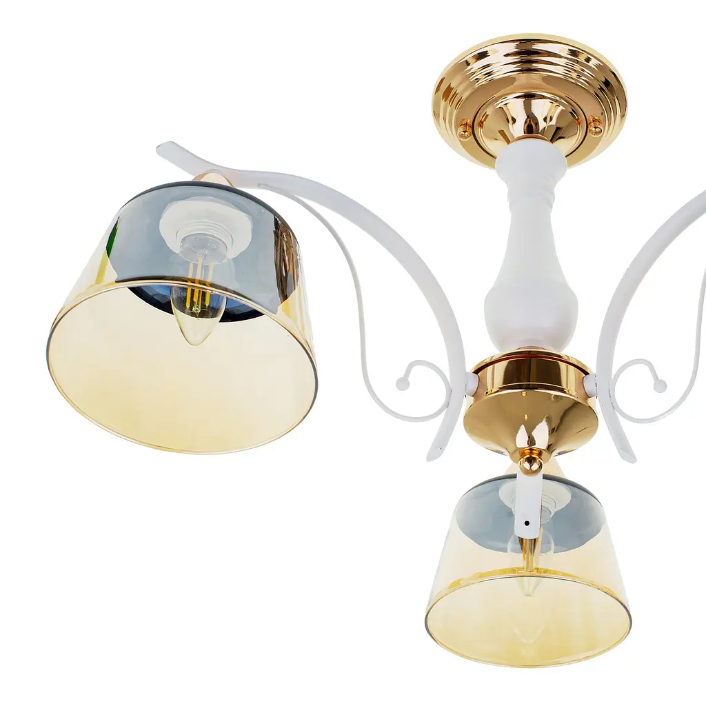 Люстра Brille в спальню E27 60W WH (LK-699S/3) - фото 2