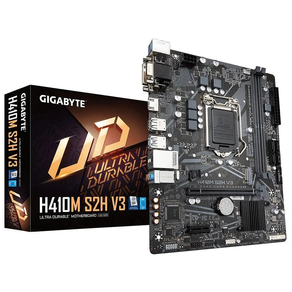 Материнська плата Gigabyte H410M S2H V3 (H410M S2H V3) (Socket 1200, Intel H410, Micro-ATX) Б/в - фото 4