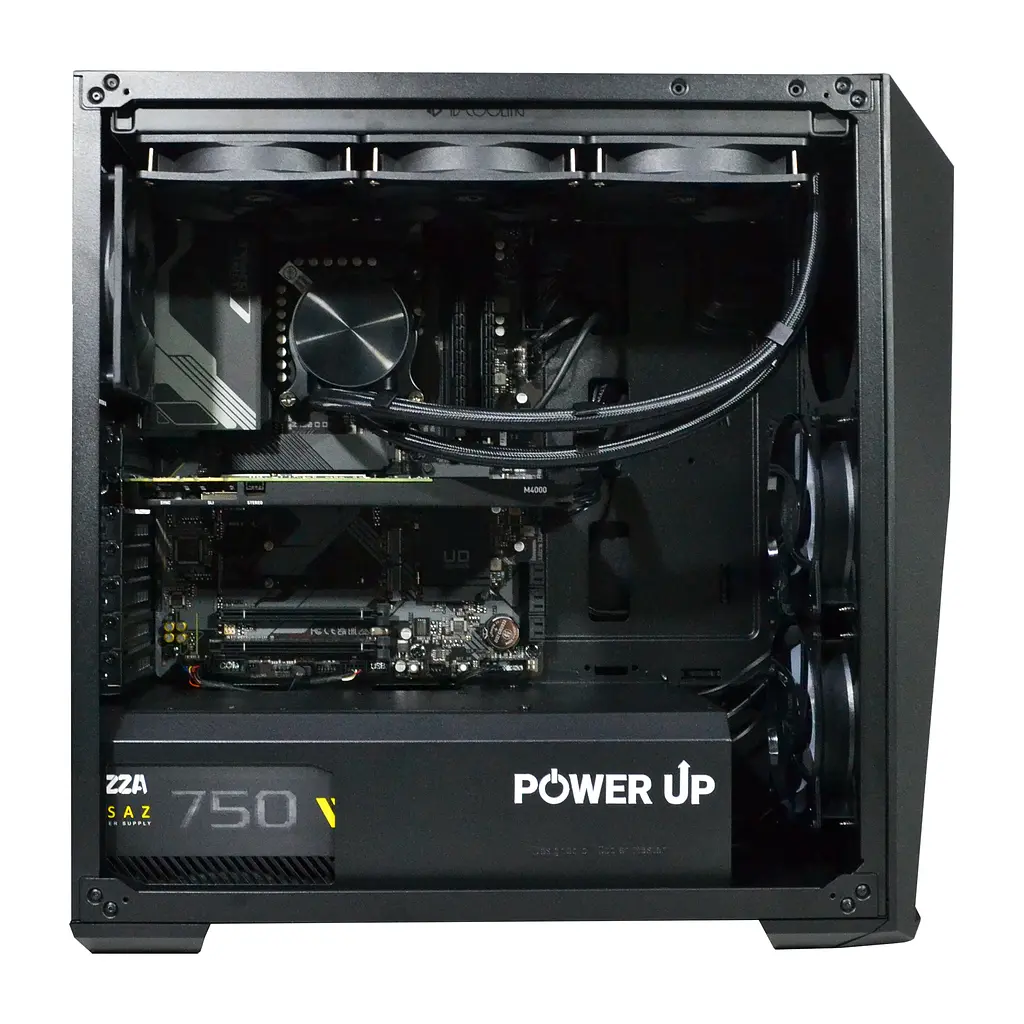 Робоча станція Power Up Desktop #692 Ryzen 9 7900x/64 GB/SSD 1TB/NVIDIA Quadro M4000 8 Gb - фото 3