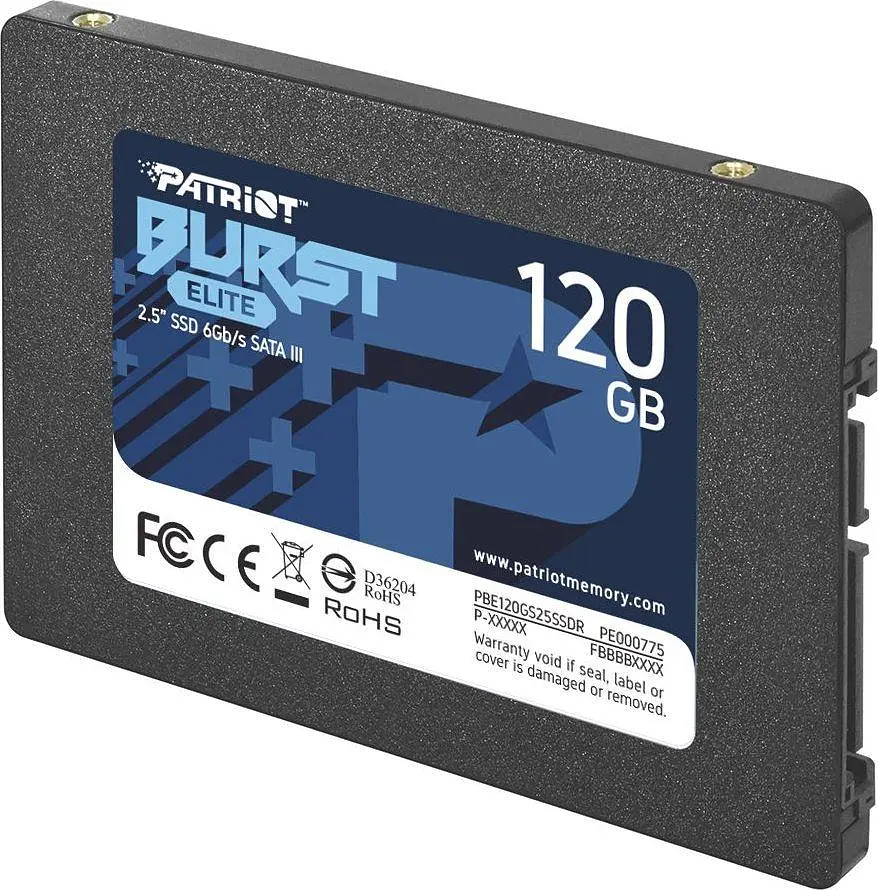 Накопичувач SSD Patriot Burst Elite 120GB 2.5" 7mm SATAIII TLC 3D (PBE120GS25SSDR) - фото 3