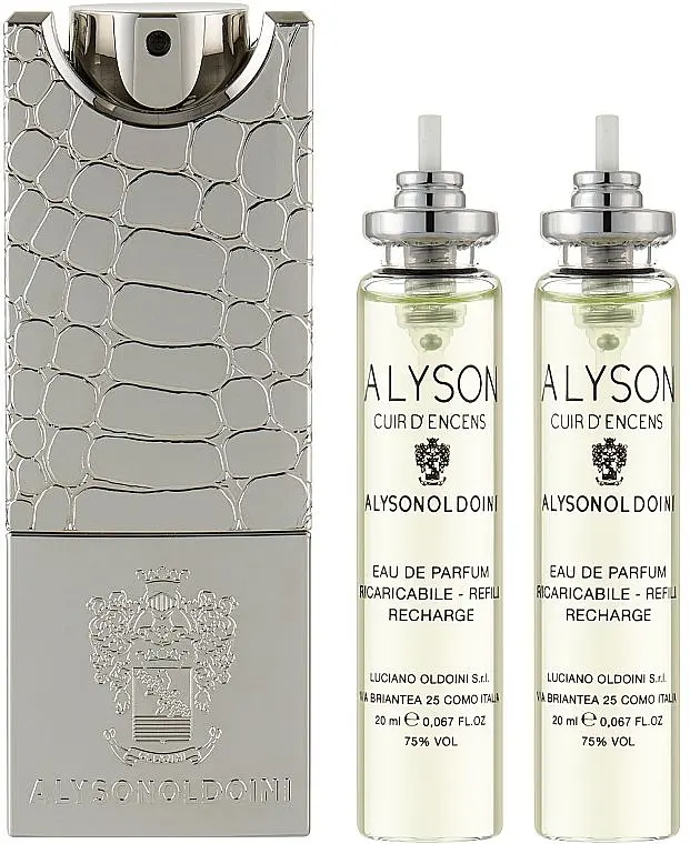 Оригінал Набір Alyson Oldoini Cuir D'encens For Men (edp 3 x 20ml + case)