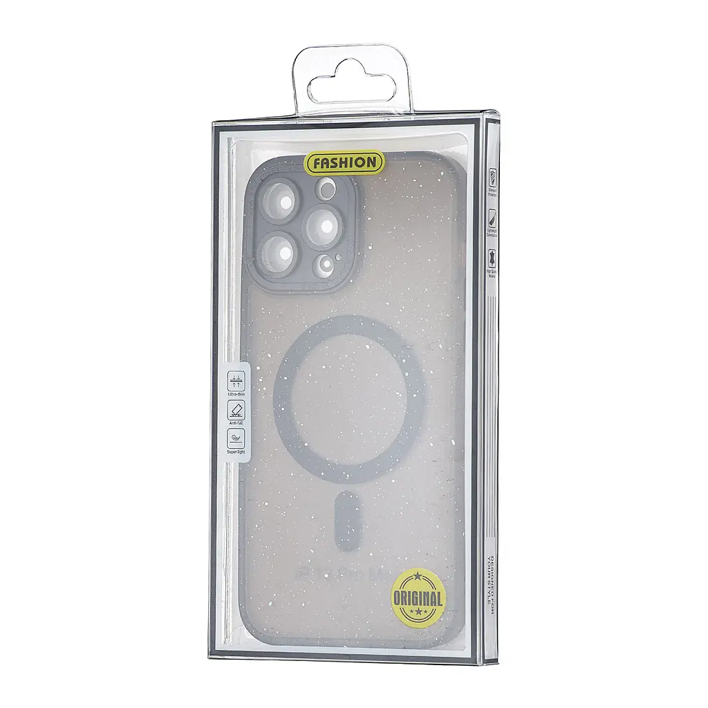 Чохол Splatter with MagSafe Protected Camera iPhone 13 Pro Max Black - фото 2