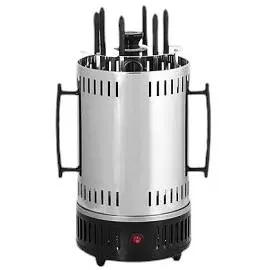 Электрошашлычница Crownberg cb-7416 6 шампуров 1000 Вт нержавеющая сталь (cb-7416_1025) - фото 3