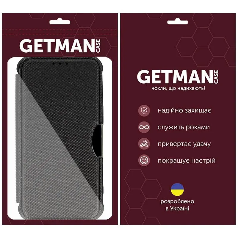 Шкіряний чохол-книжка GETMAN Razor (PU) для Samsung Galaxy A36 5G / A56 5G Black - фото 6