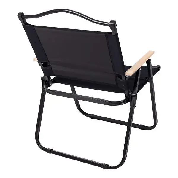 Стул для кемпинга Lugi складной с алюминиевым каркасом черный SJ-0032-2 - фото 3