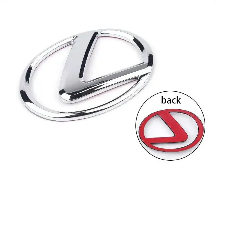 Емблема керма LEXUS хром 64х46мм пластик (на скотчі) - фото 2