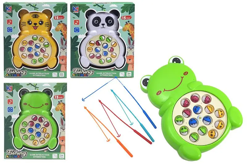 Рибалка 33385A-2 на батарейках в коробці, 3 види, р. 32x25, 8x5см YG Toys