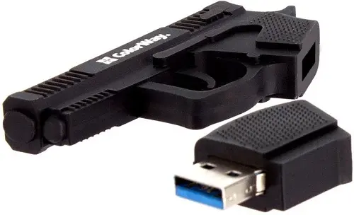 Флеш-накопичувач USB 32Gb "Pistol", Black, USB 3.0 (CW-USBPL32) ColorWay teh0029158 - фото 2
