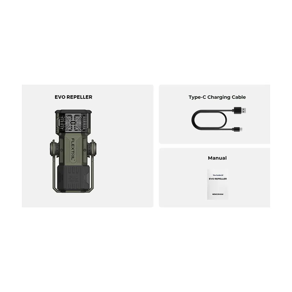 Ліхтар Flextail антимоскітний Flextail Evo Repel, зелений (ER4800-GN-i) - фото 8