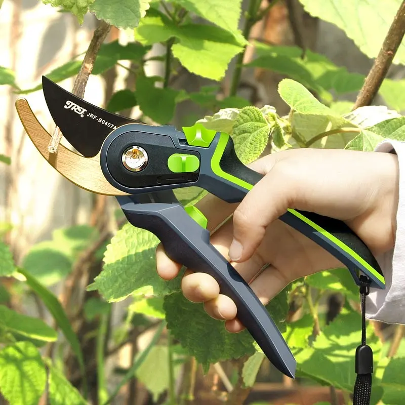 Профессиональный садовый секатор JRF для обрезки деревьев, роз и разных растений - фото 2