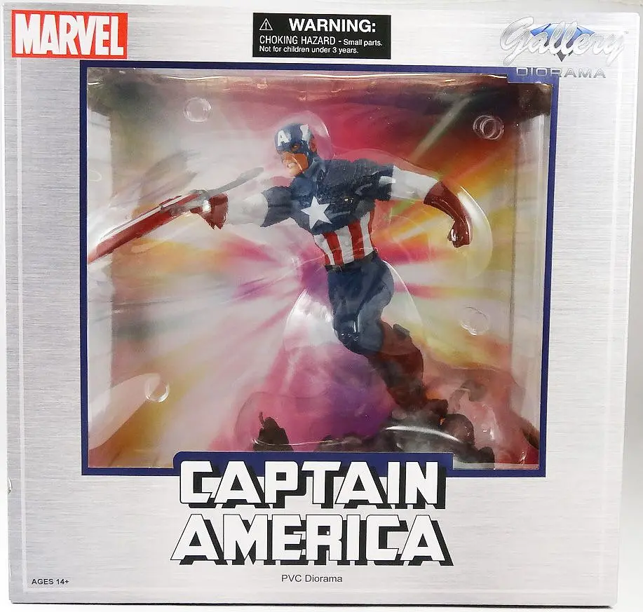 Фігурка Diamond Select Toys Gallery diorama Marvel Captain America Марвел Капітан Америка 25 см (G M CA) - фото 5
