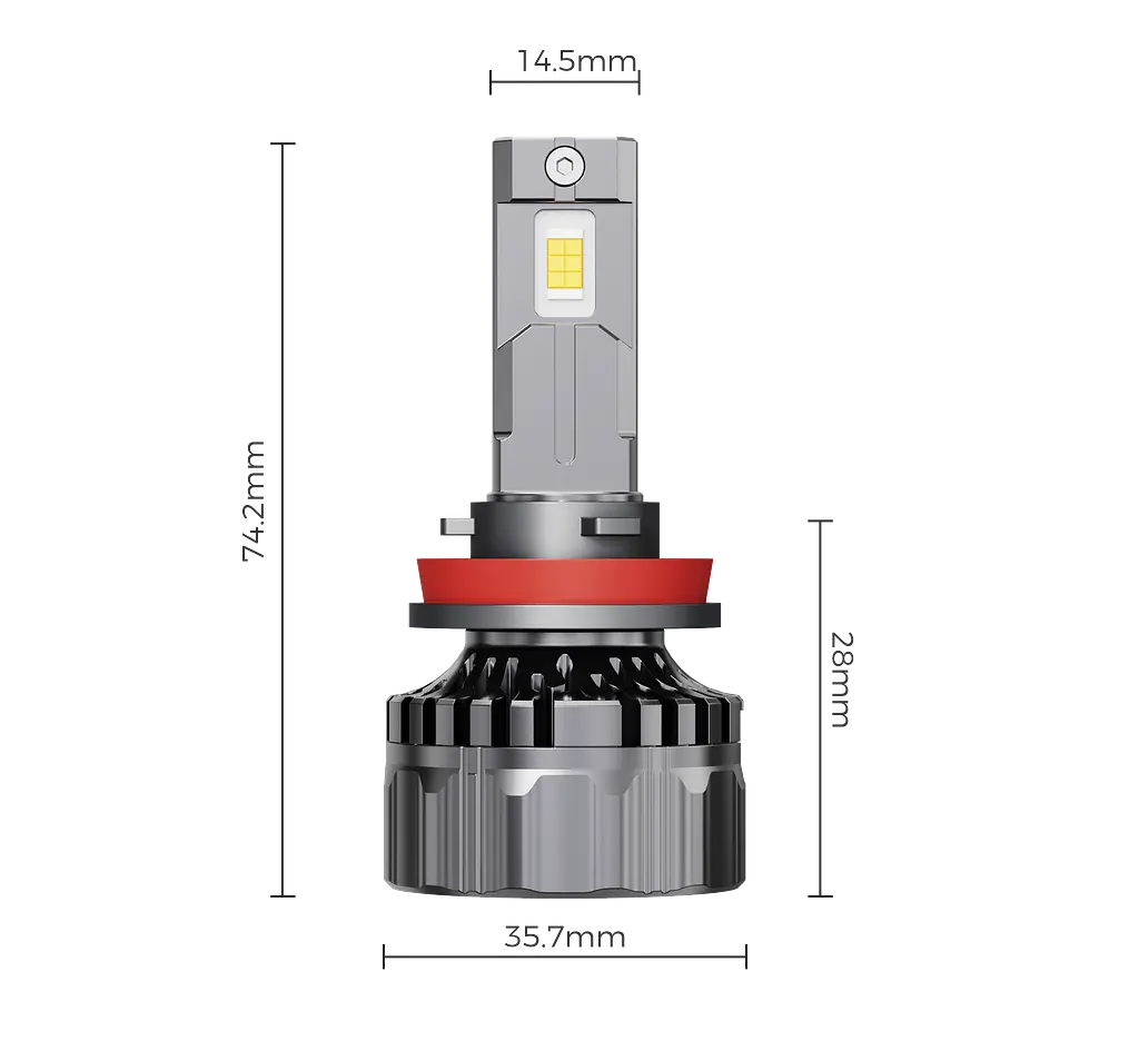Комплект світлодіодних ламп Infolight M1 H11 55W - фото 7