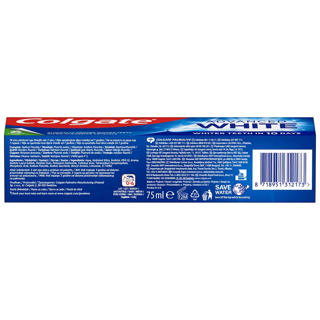Colgate Advanced White Комплексне відбілювання 75 мл - фото 5