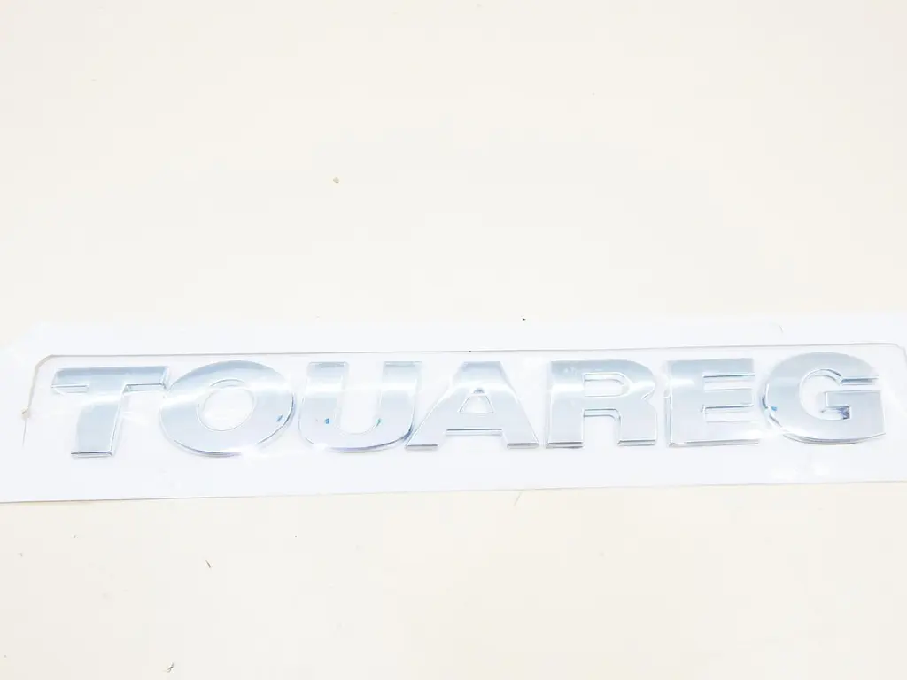 Емблема напис TOUAREG Хром 230x25 мм на скотчі ЕМ 178.03 - фото 2