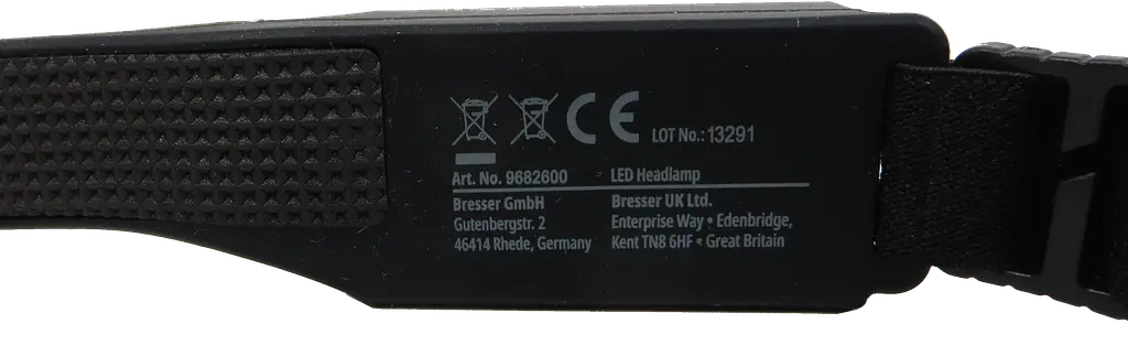 Аккумуляторный налобный фонарь LED полоса 120 Lm + фонарик 90 Lm Bresser hoz0014790 - фото 5