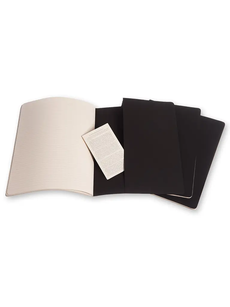 Записник Moleskine Cahier XXL, Нелінований Чорний (QP333) - фото 4