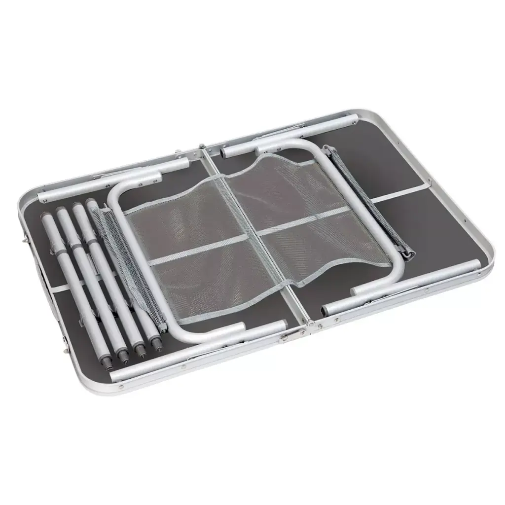 Стіл Bo-Camp Case Model 90x60 cm Grey (1404393) - фото 3