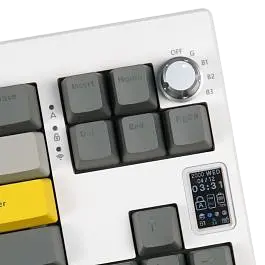 Клавіатура бездротова Epomaker Shadow-X Mulan Switch UA RGB White (SHX-W-M) - фото 3