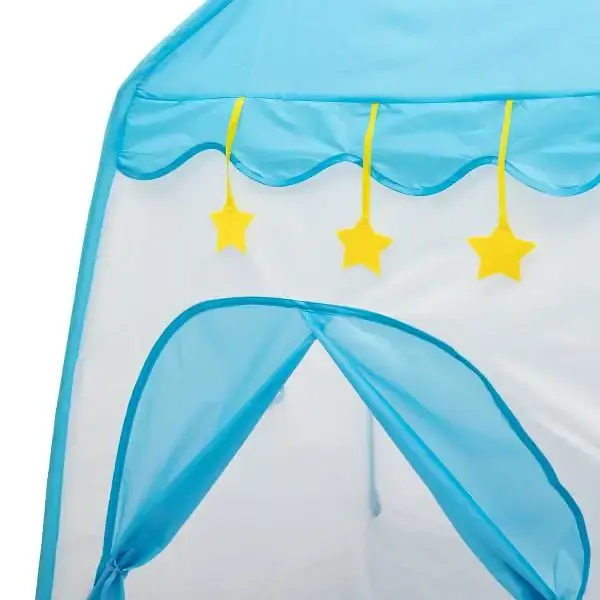 Намет-будиночок дитячий ігровий LUGI HP-S-1NDBL 125х100х120 см блакитний - фото 9