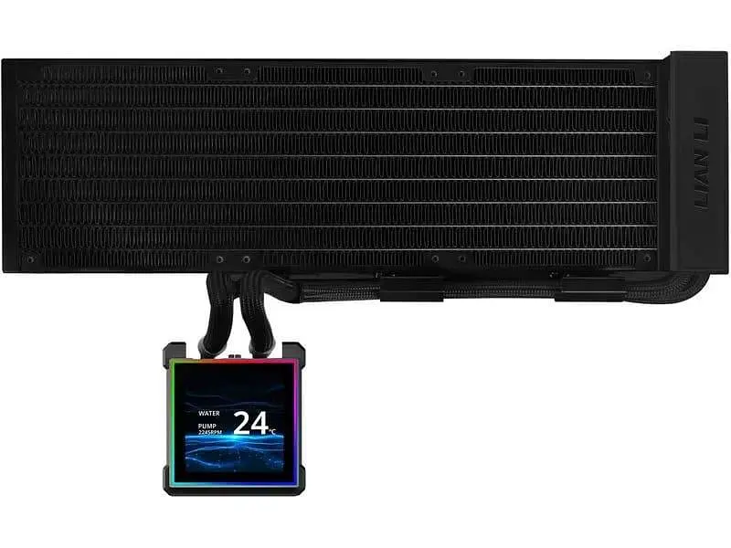 СВО Lian Li HydroShift II LCD-S 360N FANLESS Black (G89.GHS2LCDS36NB.00) - фото 2