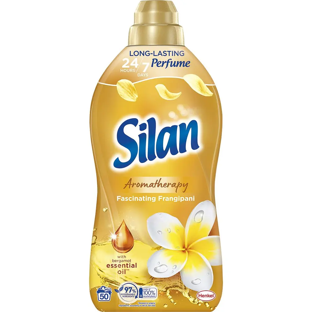 Набір: Кондиціонер для білизни Silan Aromatherapy Захоплюючий Франджіпані 1.1 л + Гель для прання Persil Color 2.97 л - фото 3