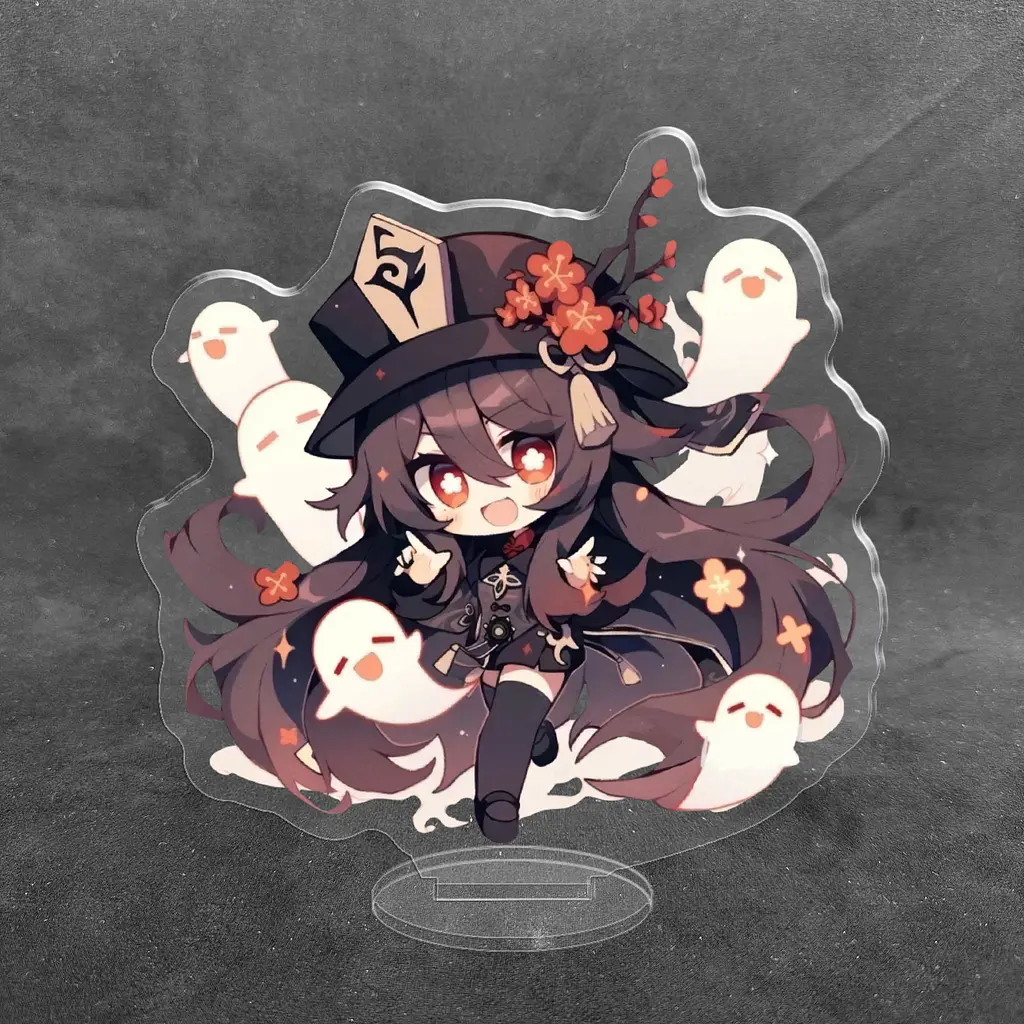Акрилова колекційна фігурка Chibi Геншин Імпакт - Genshin Impact Ху Тао 10 см - фото 2