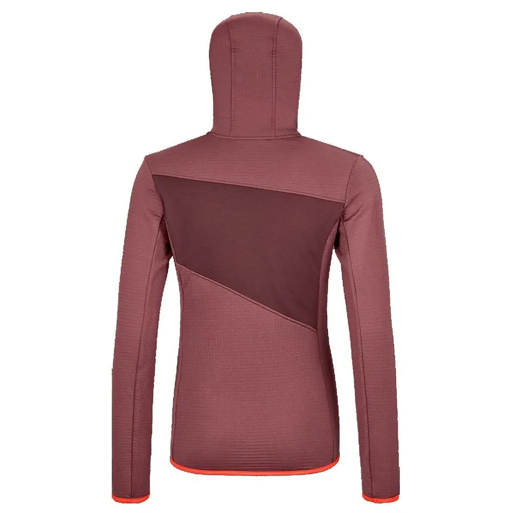Флісова кофта Ortovox Fleece Grid Hoody W Burgundy S (1054-025.001.1152) - фото 2