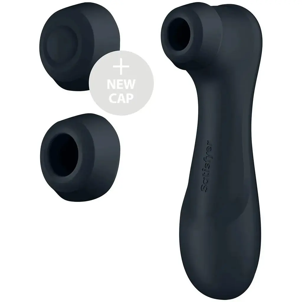 Вакуумный клиторальный стимулятор Satisfyer Pro 2 Generation 3 with Liquid Air (Bluetooth) Темно-серый - фото 4