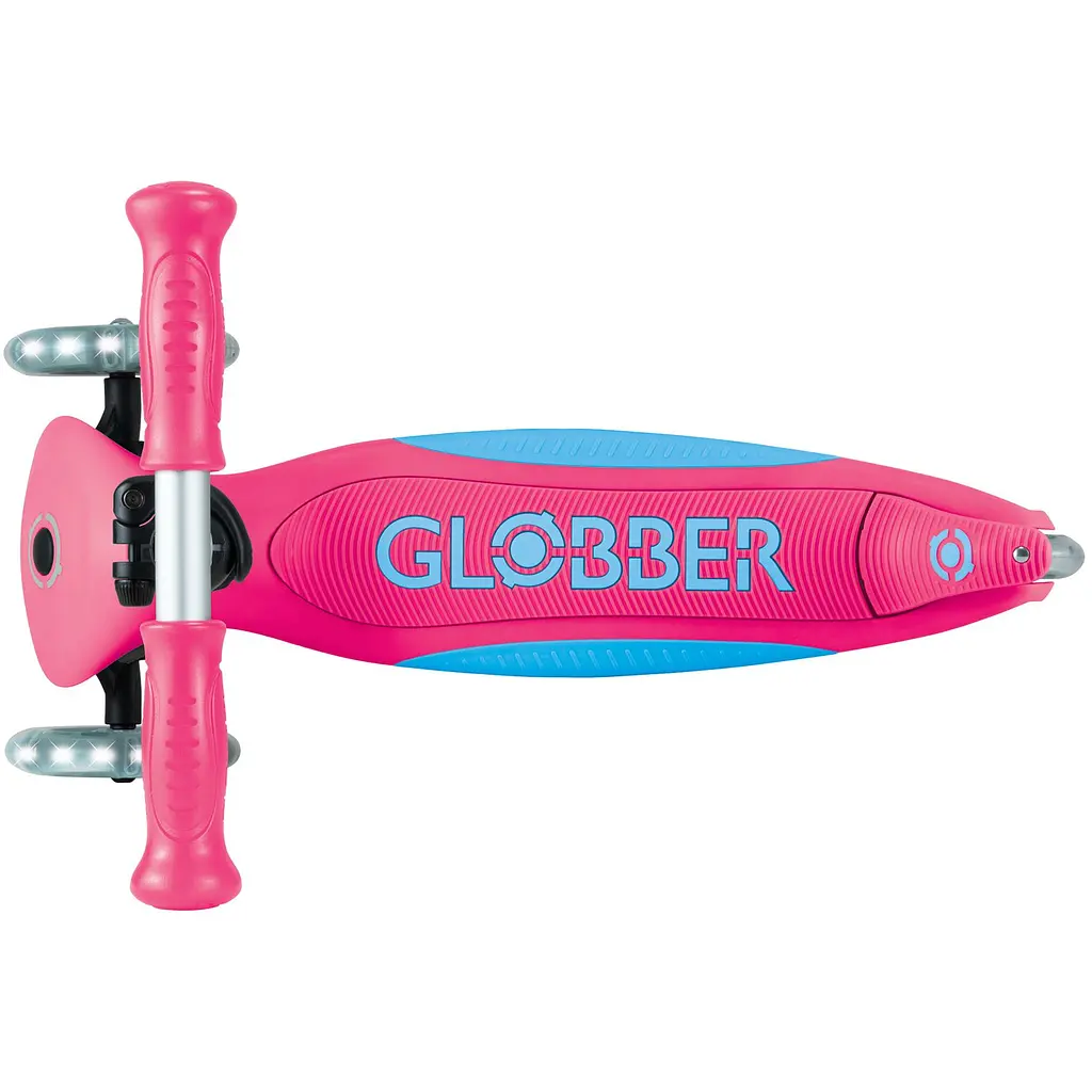 Самокат Globber Elite Lights 3+ колеса з підсвіткою 50 кг фуксія (439-610-3) - фото 6