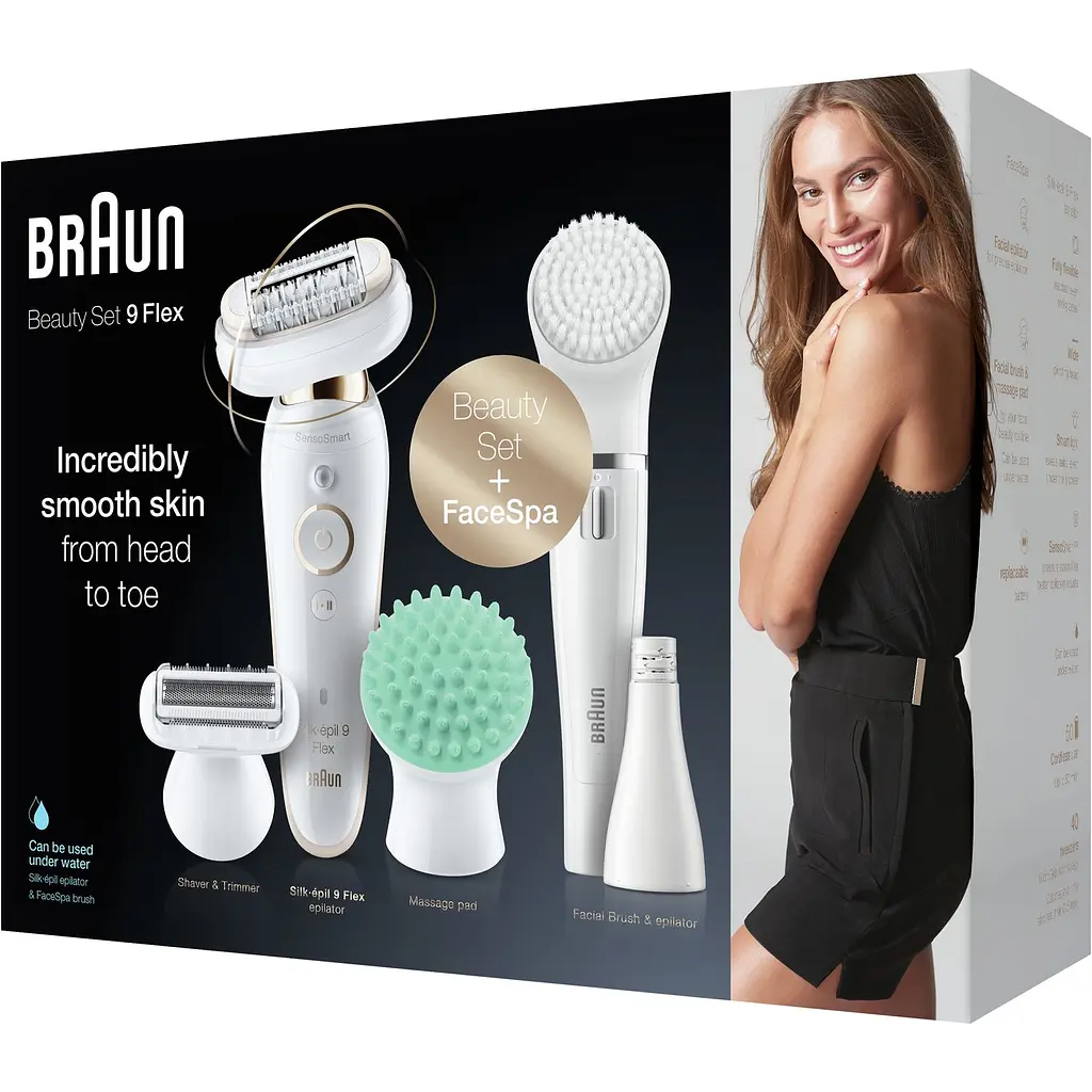 Епілятор Braun Silk-epil 9 Flex Beauty Set SES 9300 - фото 8