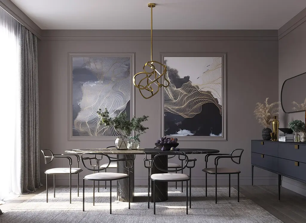 Люстра MJ-Light ELISIUM D400 4000K GD 12036 - фото 4