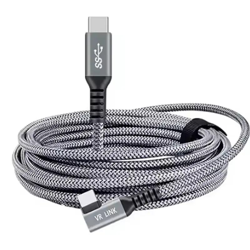 Кабель Oculus Link USB-C 3.2 Type-C Quest 2/3/Pro Pico 4 5 м Сірий (CC-5mGS) - фото 3