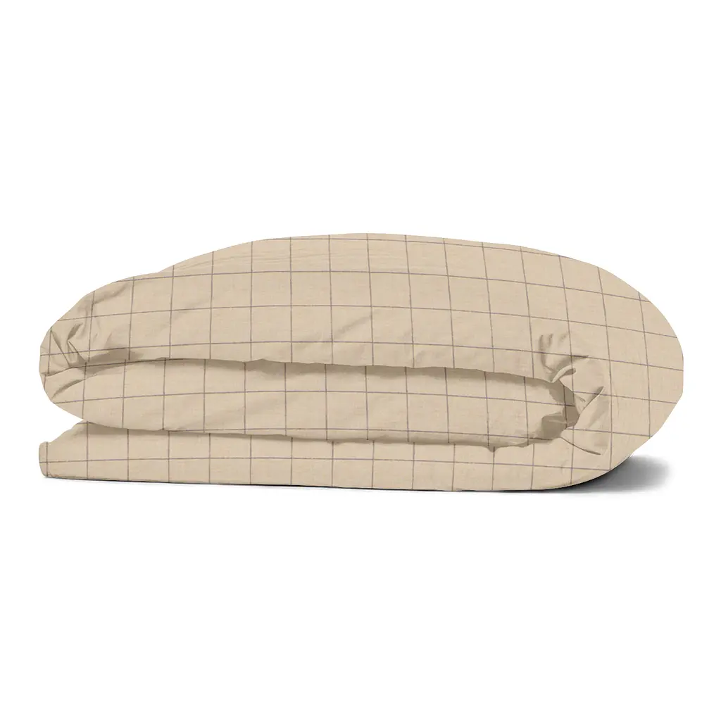 Комплект постільної білизни Cosas Beige geometry Євро бежевий (CellAshbeige_El-Grey_200) - фото 7
