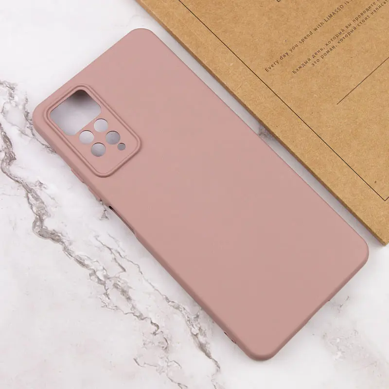 Чехол Silicone Cover Lakshmi Full Camera (AAA) для Xiaomi Redmi Note 11 Pro 4G/5G / 12 Pro 4G Розовый / Pink Sand - фото 4