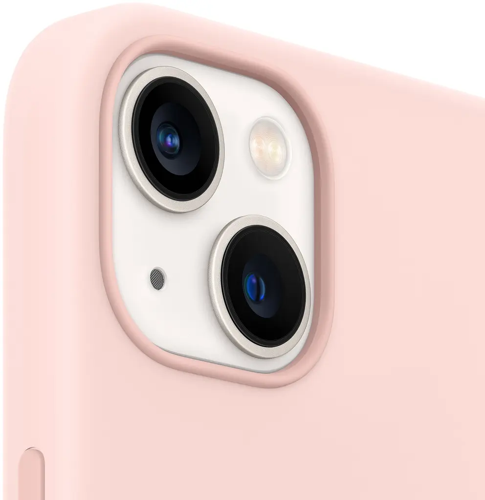 Чохол Silicone Case з MagSafe для Apple iPhone 13 (6.1) (Chalk Pink) ААА [63899] - фото 3