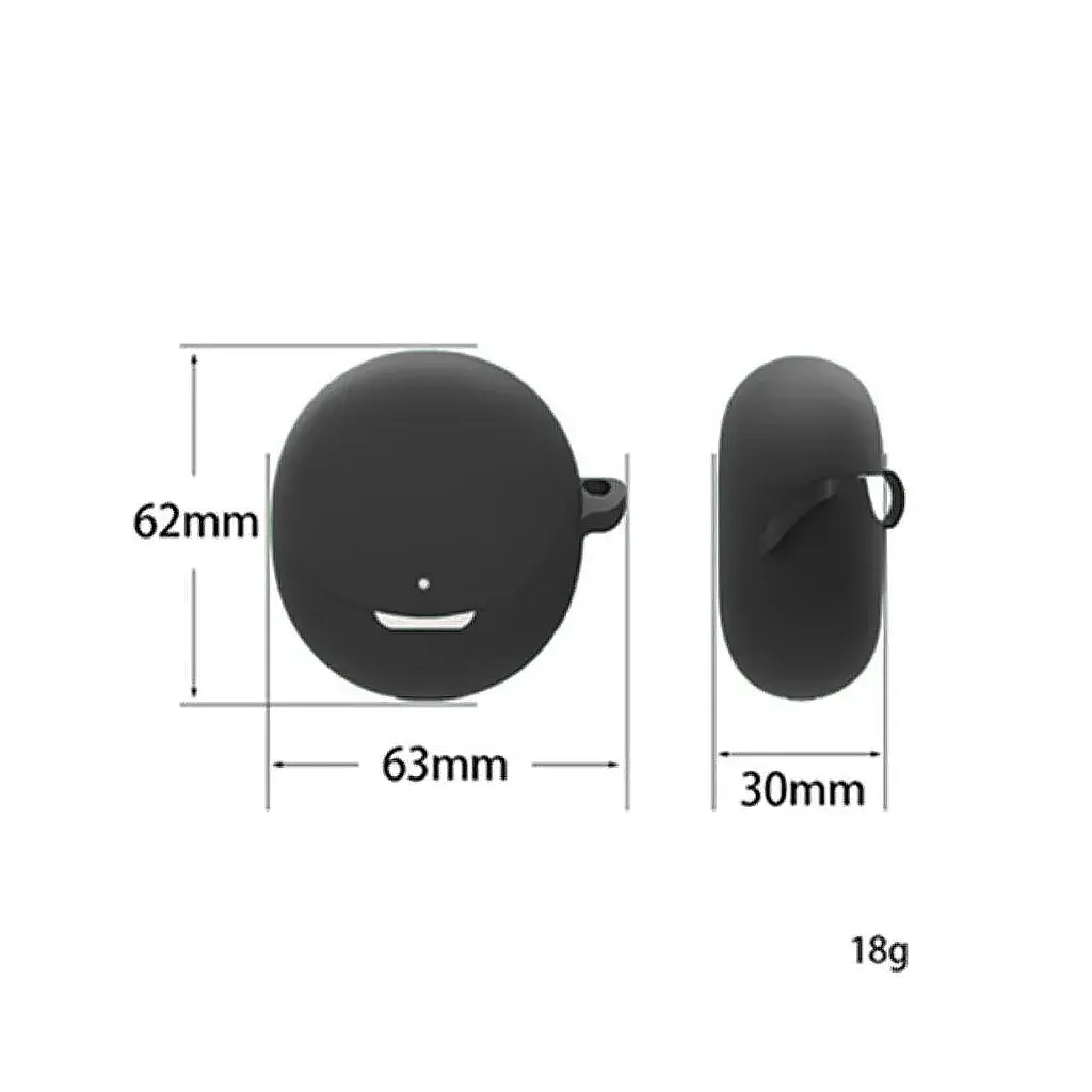Чохол для навушників BeCover Silicon для OPPO Enco Air3 (ETE31) Black (709569) - фото 3