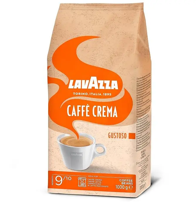 Кава в зернах Lavazza Caffè Crema Gustoso 1 кг (8000070027701)