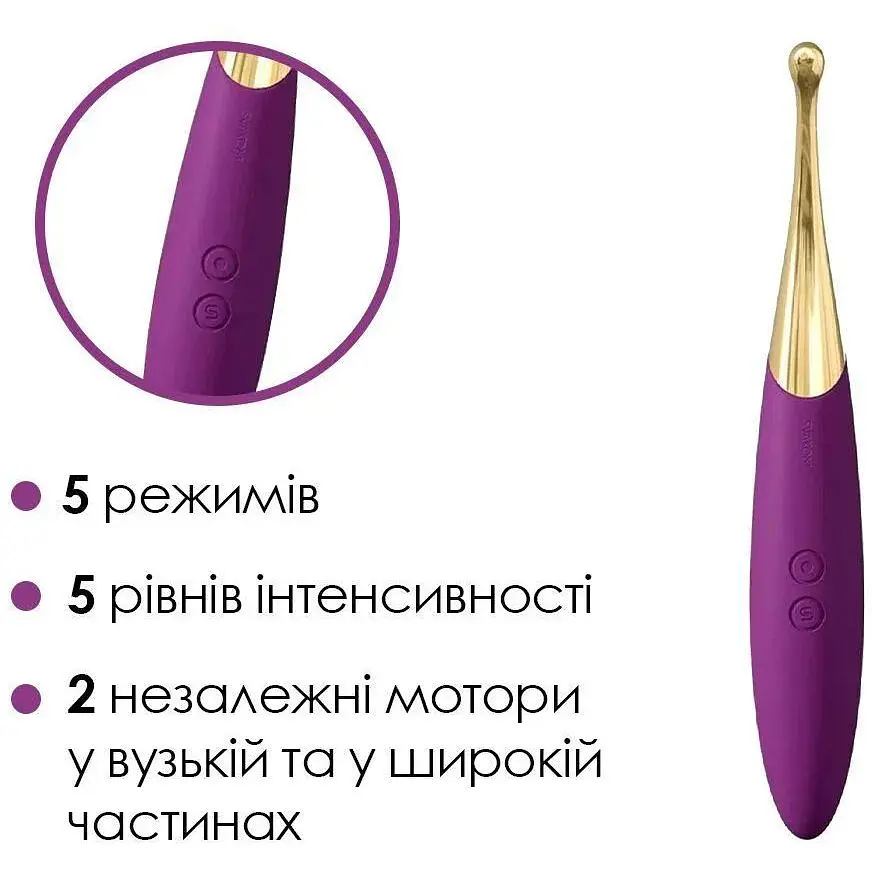 Универсальный вибратор Svakom Beatrice 4 варианта использования - фото 3